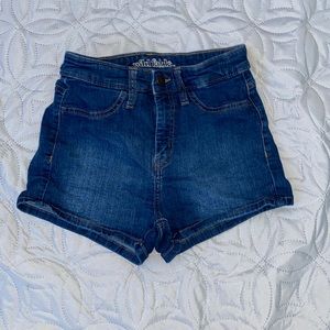 Blue Jean shorts.